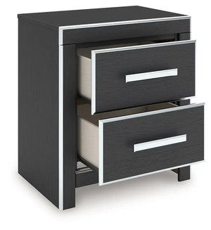 Zuraleus - Two Drawer Night Stand - Best Buy Furniture