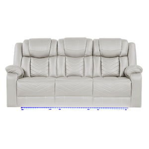 Challenger - LED Power Recliner Sofa