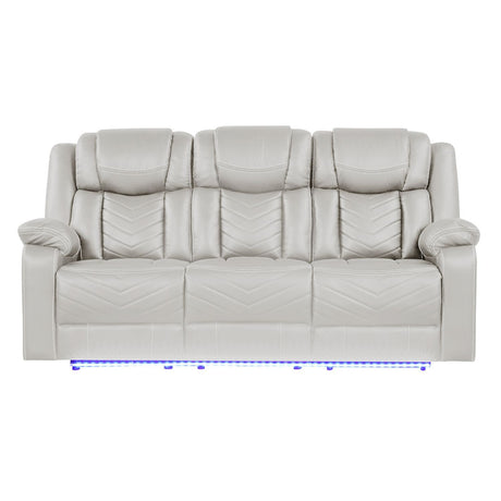 Challenger - LED Power Recliner Sofa