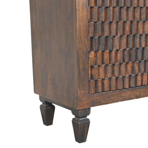 Solid Wood Vesta Textured Sideboard