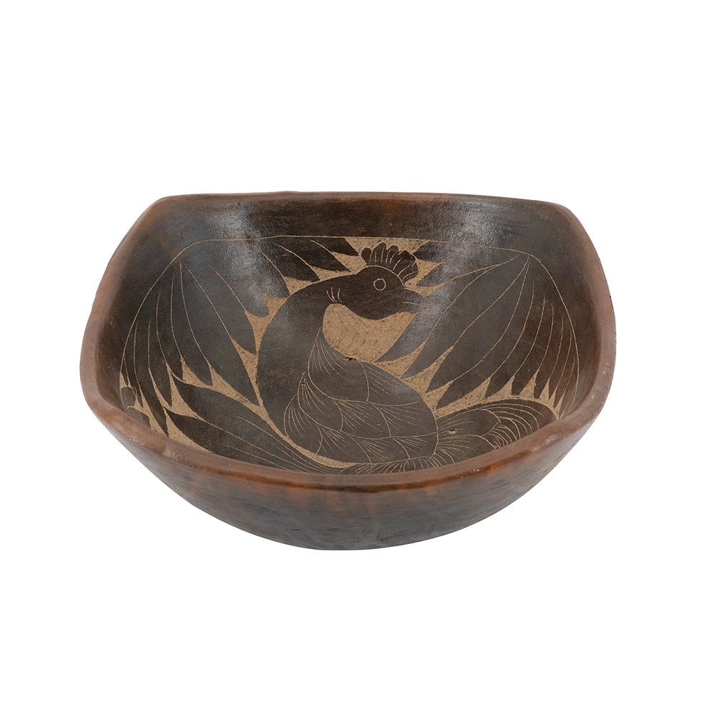 Artisanal Terracotta Decorative Bowl