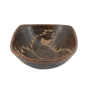 Artisanal Terracotta Decorative Bowl