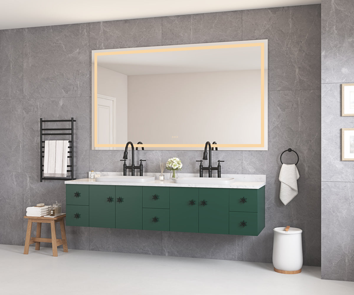 84 x 48 Inch LED Bathroom Mirror