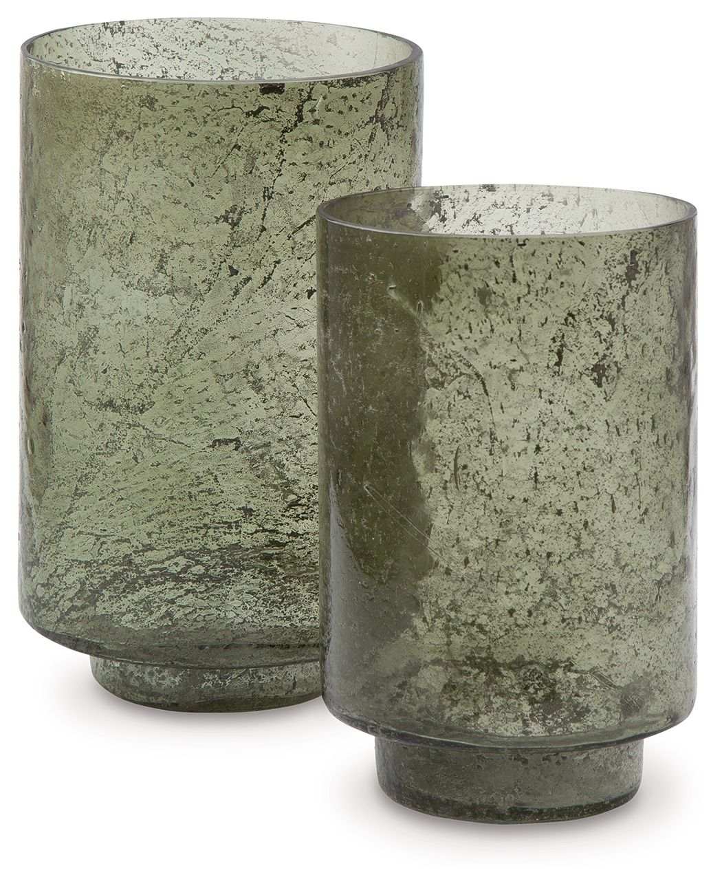 Clarkton - Candle Holder Set (Set of 2) - Green - Best Buy Furniture