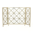 Margaret - 3 Panel Fireplace Screen Iron - Best Buy Furniture