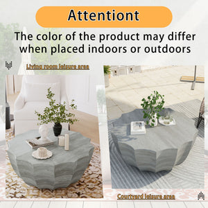 Modern Round Coffee Table For Indoor / Outdoor