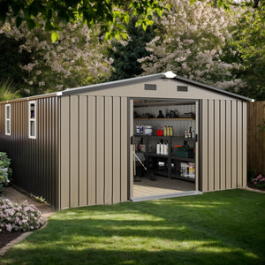 Campcraft 10x12ft Color Steel Plate Storage Shed