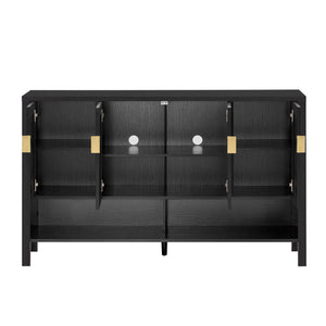 U_STYLE 55.1'' Storage Sideboard with 4 Doors