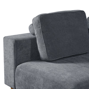 2-Piece 109" L-Shape Convertible Sectional Sofa