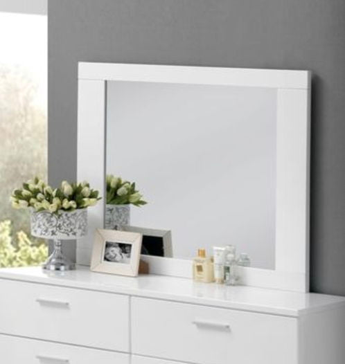 Lorimar - Mirror - White - Best Buy Furniture
