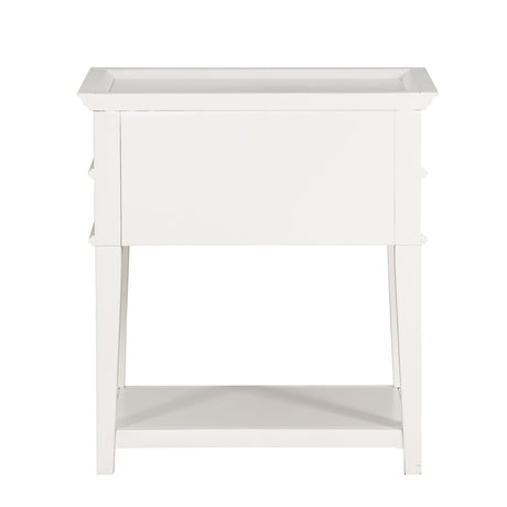 Carmona - 2 Drawer Tray Top Nightstand Pulls
