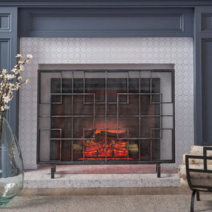 Dorothy - Modern Single Panel Iron Fire Screen - Best Buy Furniture