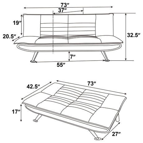Erika - Sofa Bed - Gray
