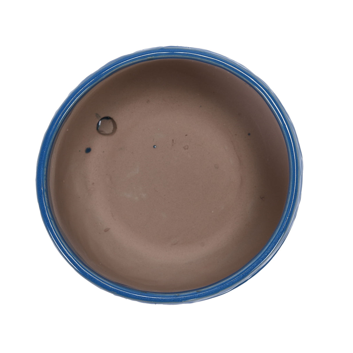 Ceramic Flowerpot, 7" Planter For Patio, Garden, Windowsill (Set of 2) - Antique Navy Blue