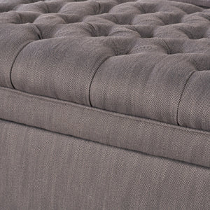 Juliana - Storage Ottoman With Birch Legs