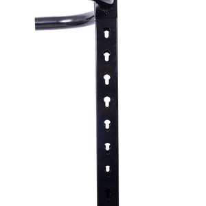 Indoor Bike Rack Stand For 1 - 2 Bicycles With Adjustable Arms - Black