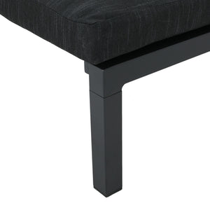 Modern Chaise Lounge With Wate Resistant Fabric Cushions