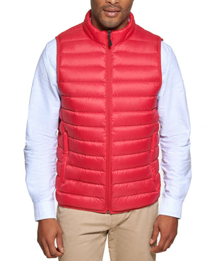 Club Room Men's Red Packable Down Vest - XL