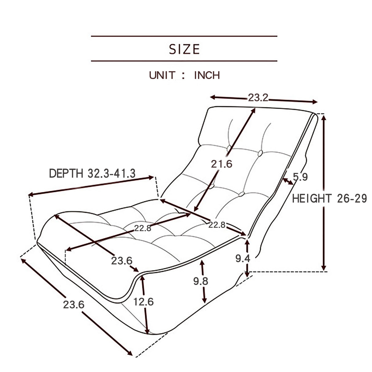 Lazy Sofa Balcony Leisure Chair
