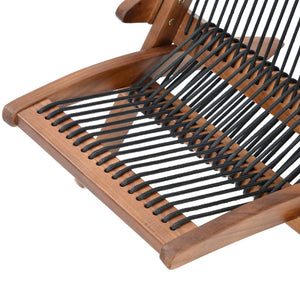 Folding Roping Wood Chair