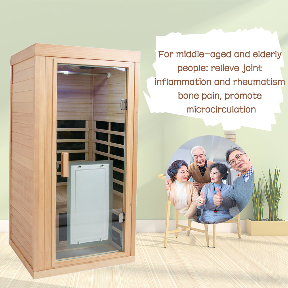 One-Person Sauna Room Front Wall (W632S00002)