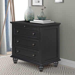 U_STYLE 27.6'' Painted Nightstand with Pull-Out Tray