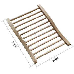 Hemlock Round Stick Sauna Backrest