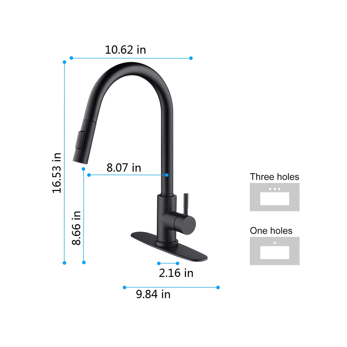 Touch Kitchen Faucet With Pull Down Sprayer