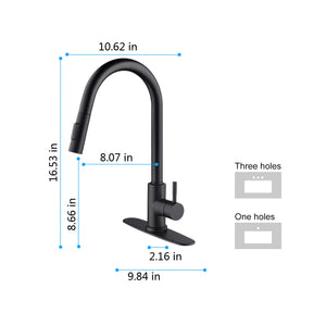 Touch Kitchen Faucet With Pull Down Sprayer