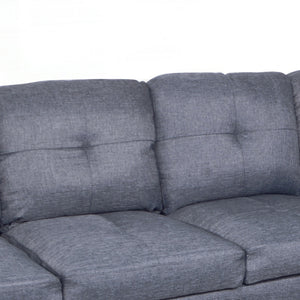3 PC Sectional Sofa Set, Gray