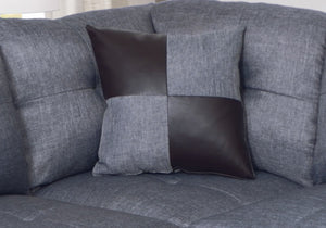 3 PC Sectional Sofa Set, Gray