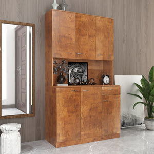 70.87" Tall Wardrobe & Kitchen Cabinet