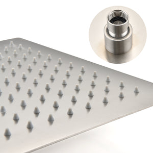 Ceiling Mounted Shower System Combo Set with Handheld and 16" Shower Head