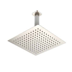 Ceiling Mounted Shower System Combo Set with Handheld and 16" Shower Head