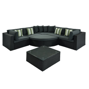GO 7-Piece Outdoor Wicker Sofa Set