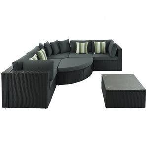 GO 7-Piece Outdoor Wicker Sofa Set