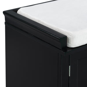 TREXM Storage Bench with 2 Drawers and 2 Cabinets
