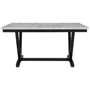 TREXM Modern Style 6-Piece Dining Table with 4 Chairs & 1 Bench