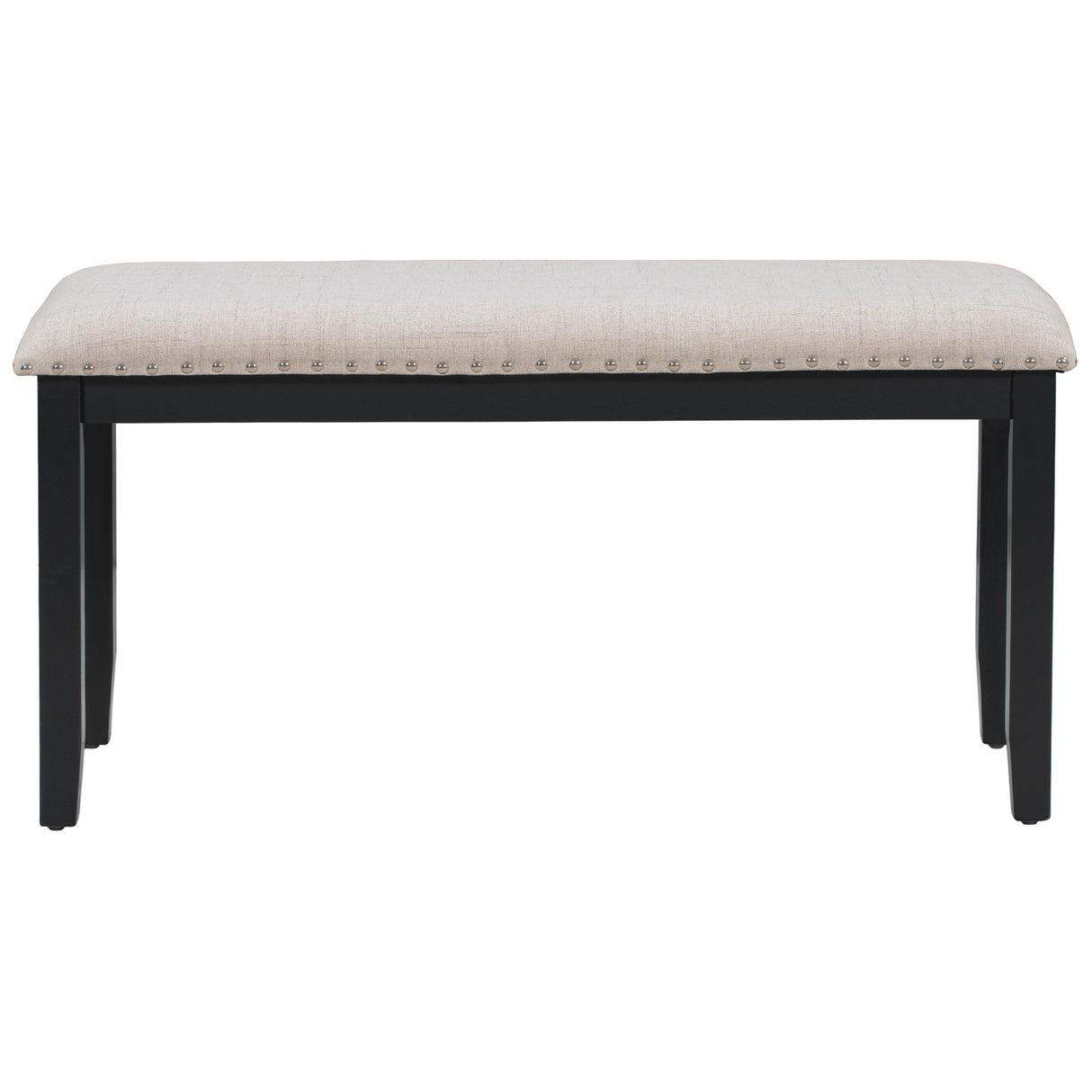 TREXM Modern Style 6-Piece Dining Table with 4 Chairs & 1 Bench