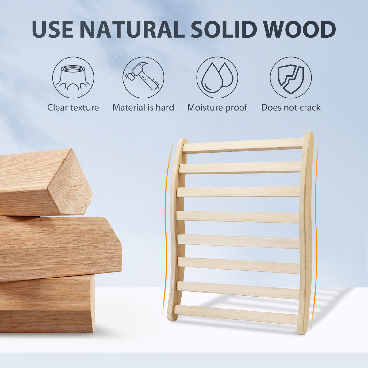Sauna Backrest, S-Shape Canadian
