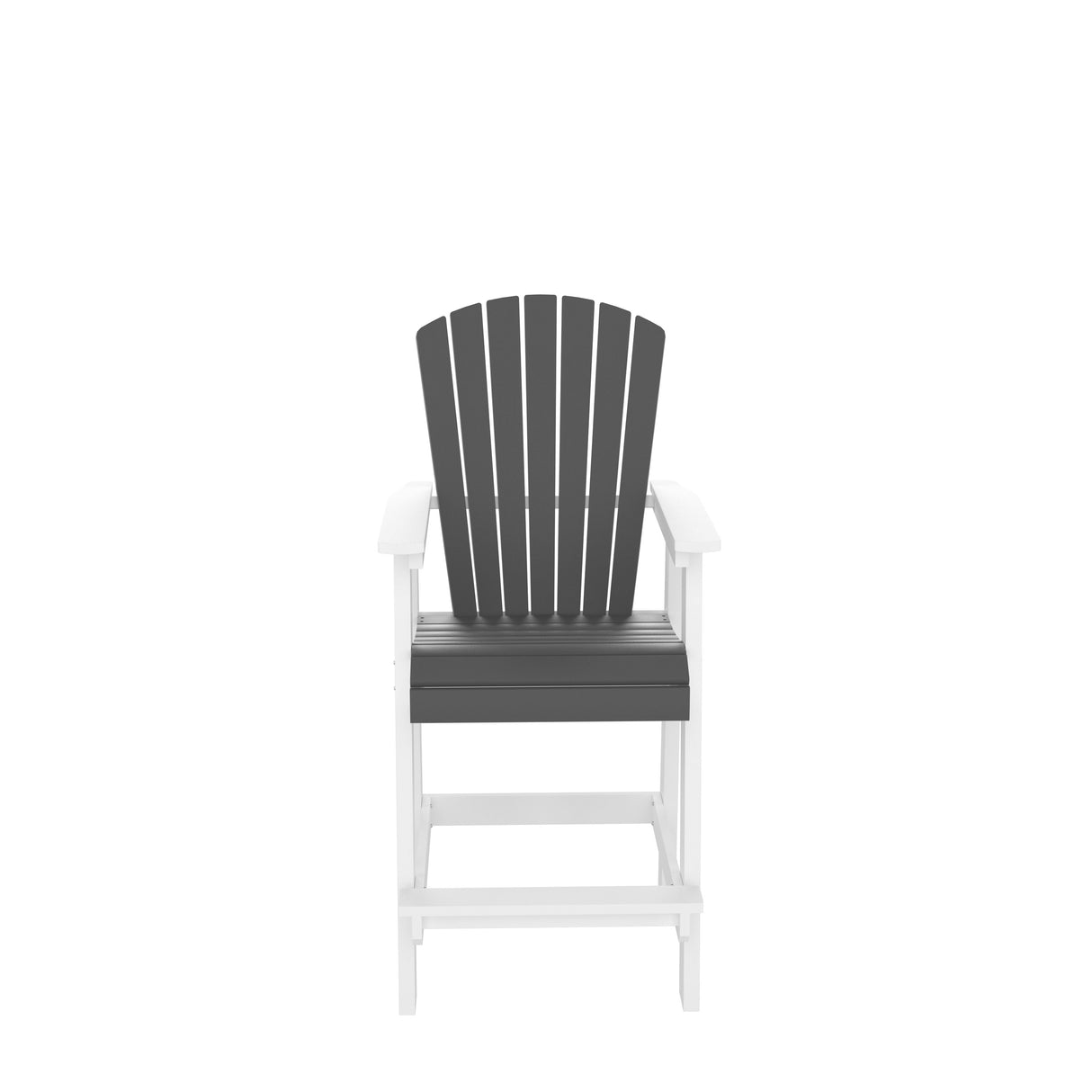 HDPE Bar Chair, Outdoor Tall Adirondack Chairs Set of 2