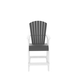 HDPE Bar Chair, Outdoor Tall Adirondack Chairs Set of 2