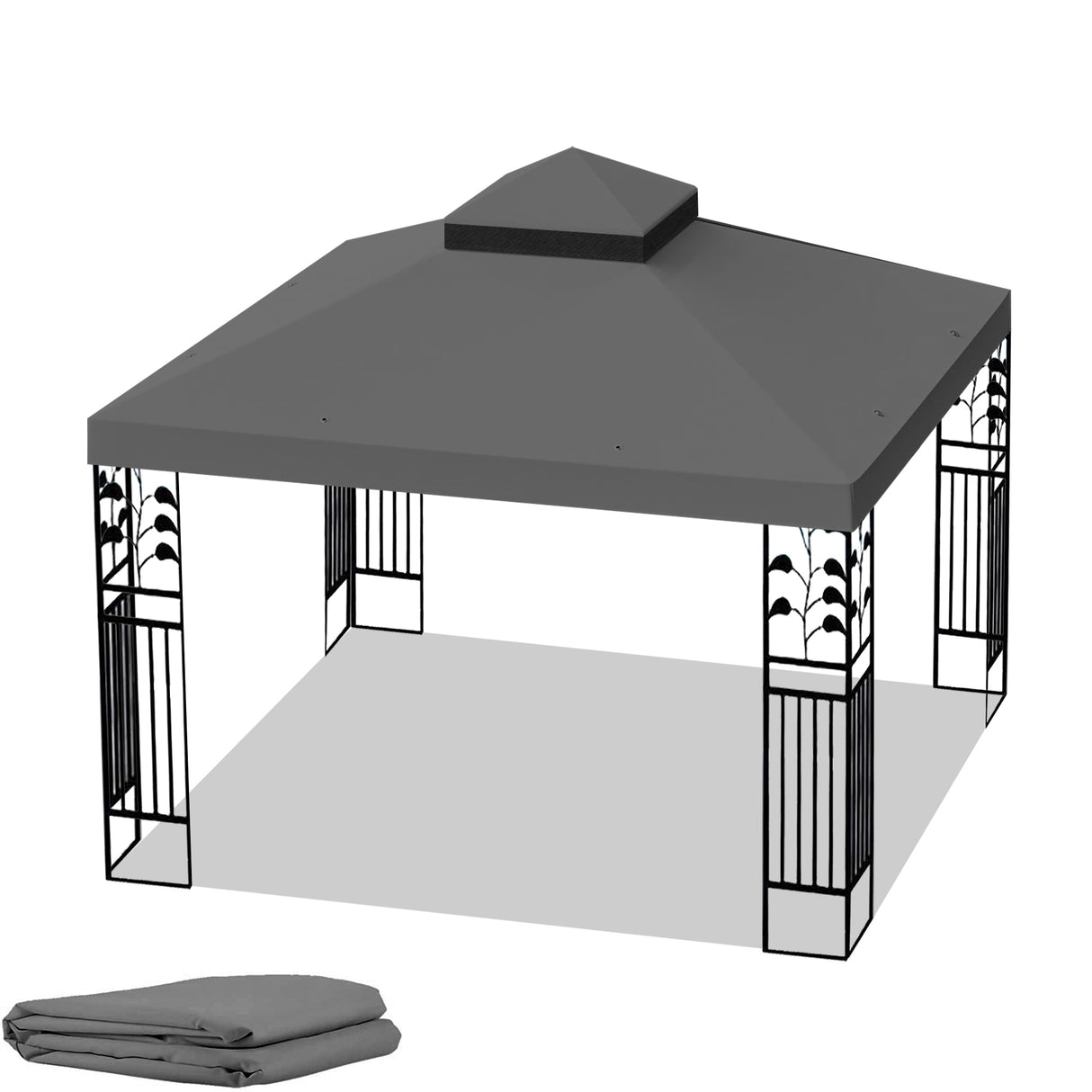 10x10 Ft Outdoor Patio Gazebo Replacement Canopy
