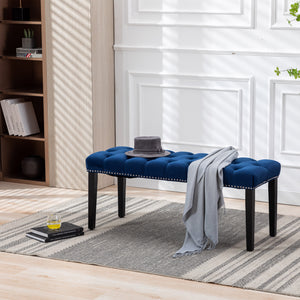 Heng Ming Upholstered Tufted Bench Ottoman