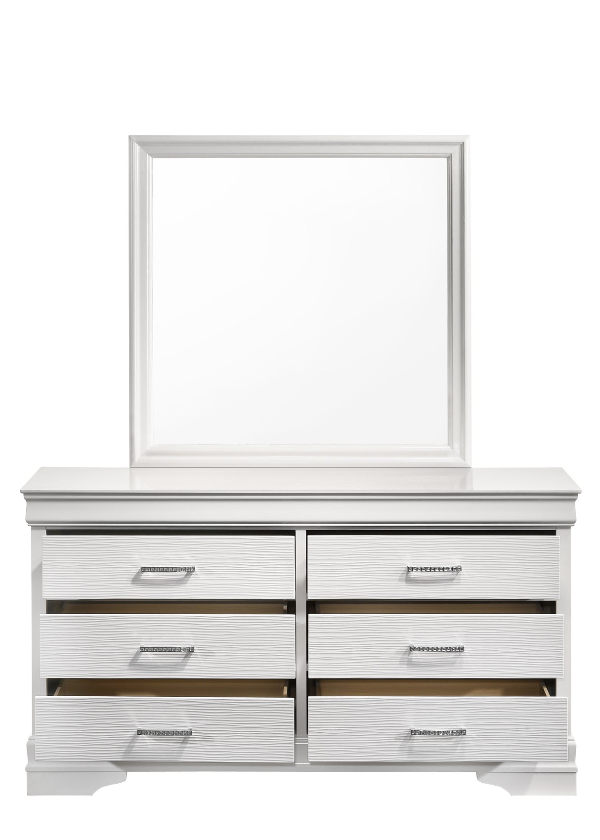 Modern 6 Drawer Dresser