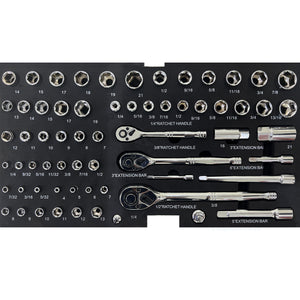 20'' Portable 3-Drawer Steel Toolbox