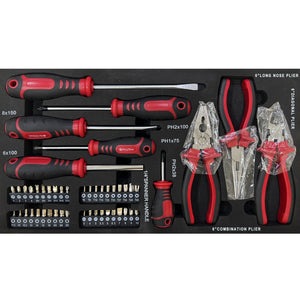 20'' Portable 3-Drawer Steel Toolbox