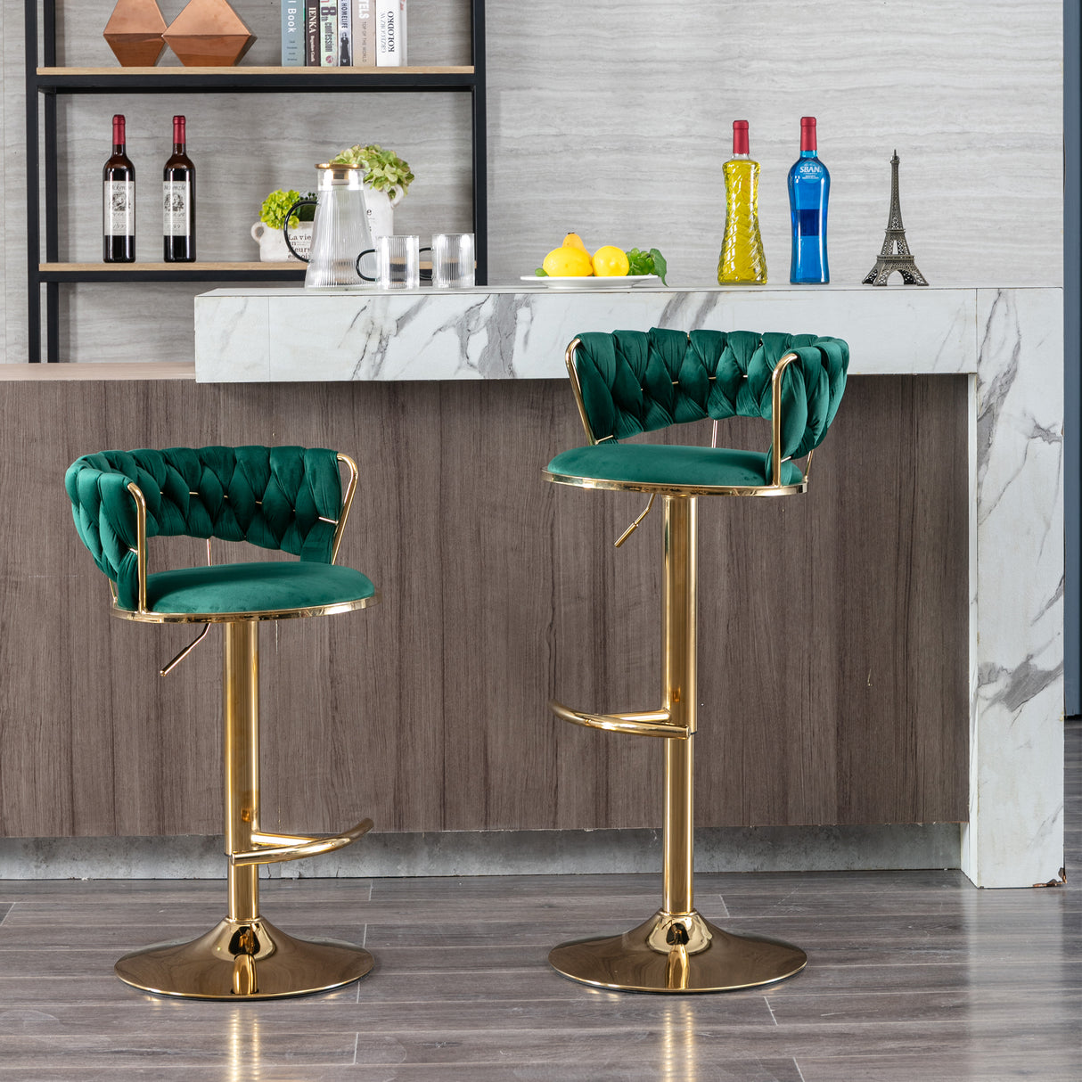Set of 2 Bar Stools