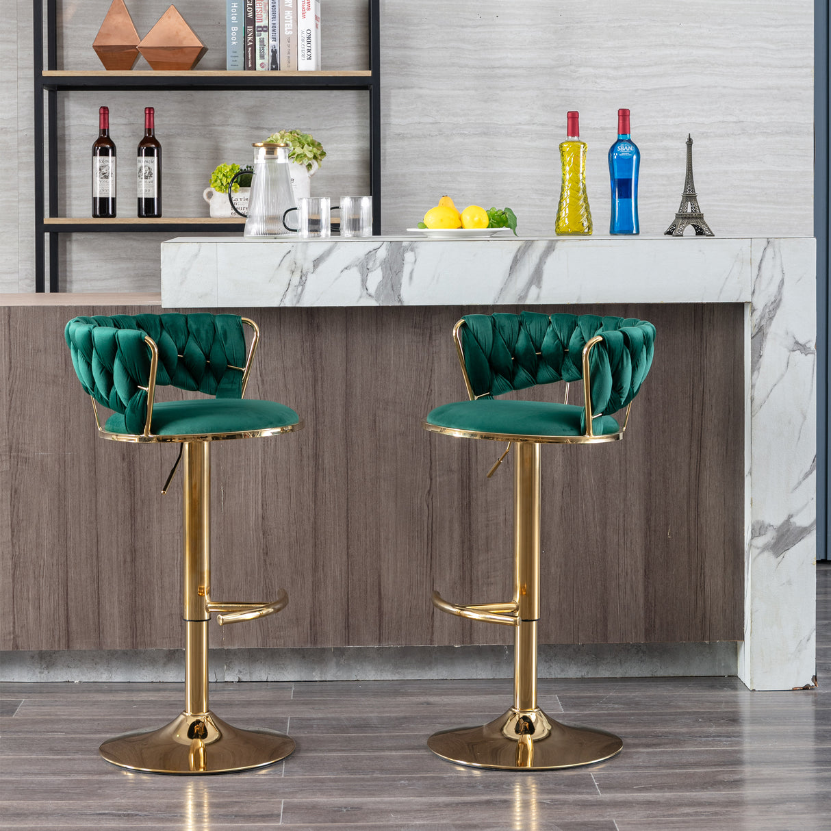 Set of 2 Bar Stools