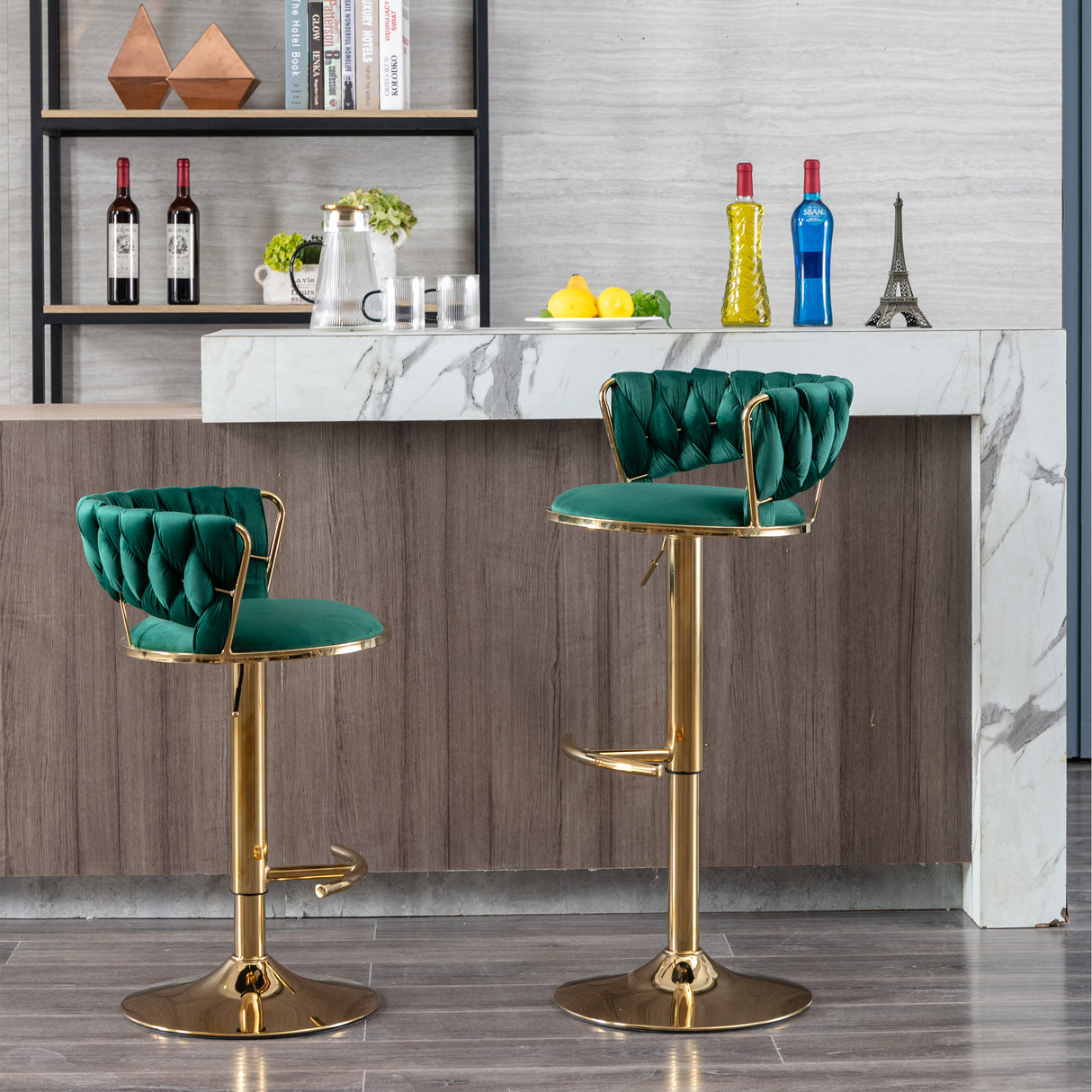 Set of 2 Bar Stools